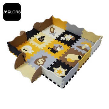 EVA Foam Educational Pirate Cartoon Shape Puzzle Mat