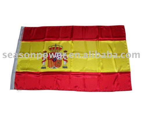 Spain satin flags / Europe flags / national flags Printing