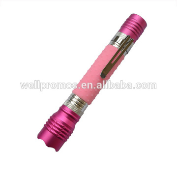 Luminous holster 1 W led flashlight with clip