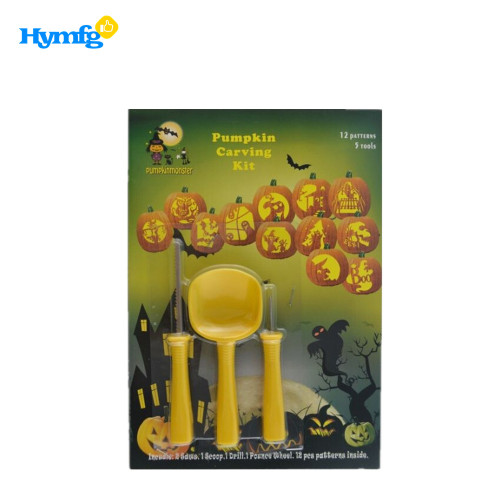 Satz von 3 Stück Halloween Kürbis Carving Tools Kit