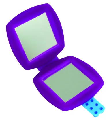 silicone pocket beauty mirror