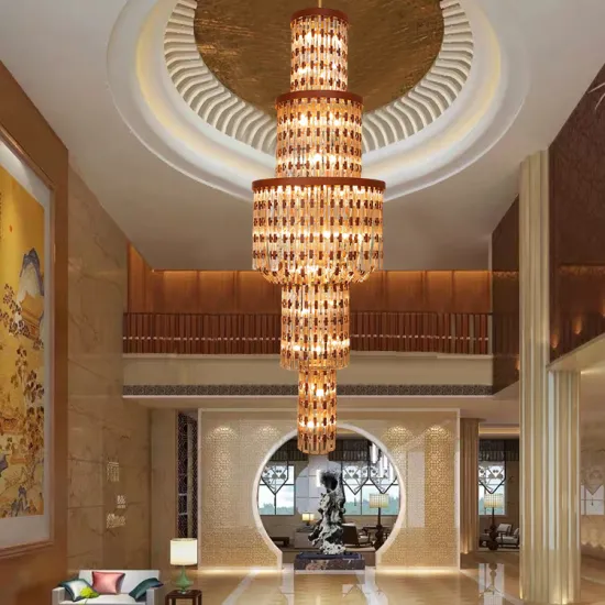 Customized Hotel Glass Led Chandelier Pendant Light