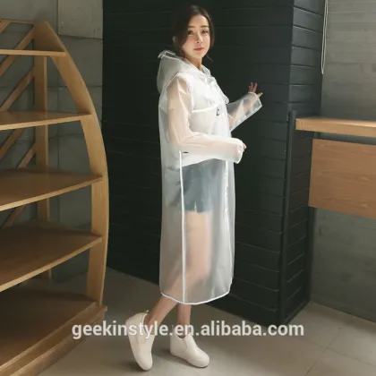 LX0001 Ningbo Lanxing PEVA rain coat Wholesale raincoat Outdoor Rain Environmental protection raincoats