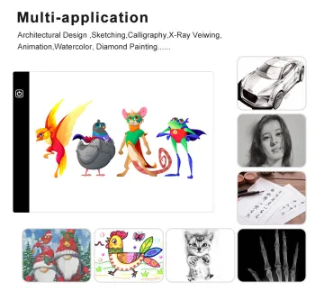 JSKPAD Led drawing pad tablet adjust brightness