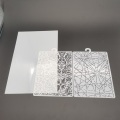 10 mil boş şablon sütlü mylar film sayfası