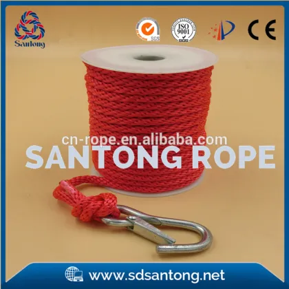 anchor line rope with snap clips