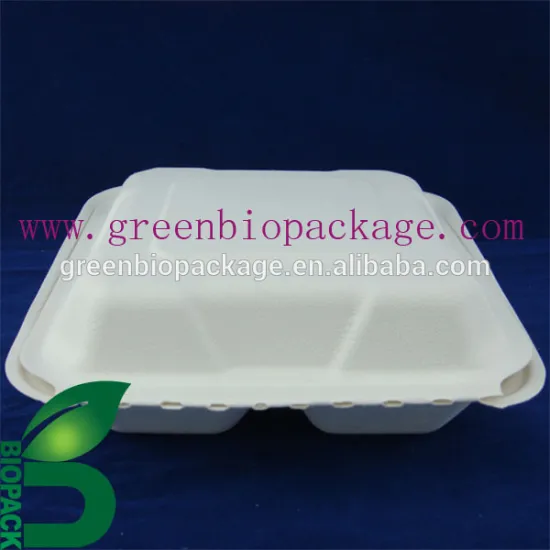 disposable bagasse pulp bento boxes