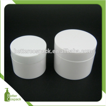 white color double wall plastic PS cosmetic jar 30g 50g