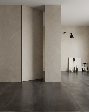 Frameless Minimalist Flush Hinged Interior Aluminum Door