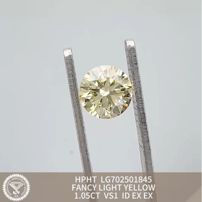 Yellow Lab Diamond Ring 1.05CT VS1 2EX