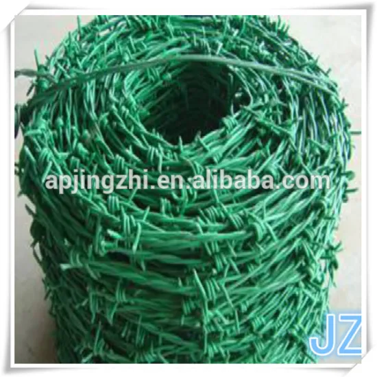 PVC platic-coating barbed iron wire