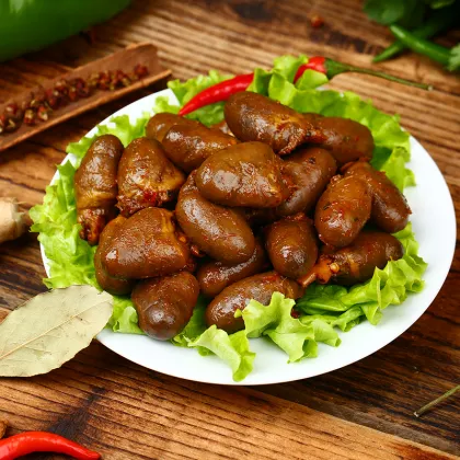Spiced Braised Duck Hearts