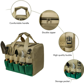 Versatile Garden Stool and Storage Bag Set: Multi-Purpose Detachable Tools Included