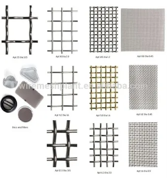 Crimped Wire Mesh/Iron wire crimped mesh/stainless steel crimped wire mesh