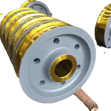 Custom Large Size High Precision OEM Forging Steel Crane Track Wheels