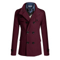 Peacoat Sim Fit con doble botonadura personalizada para hombre