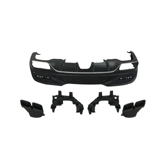 CLY Car Bumper For Mercedes-Benz GLE Class Coupe GLE 63 AMG Diffuser with Exhaust Pipe