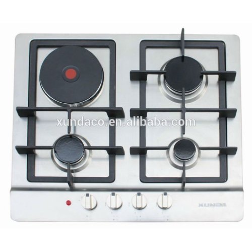 3 Gas Hob với một đĩa nóng