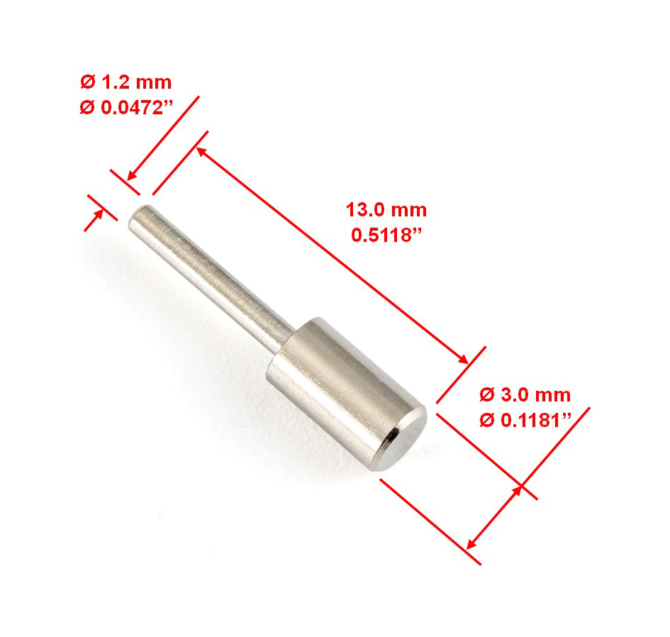 Metal Pin Shaft Low Part Size