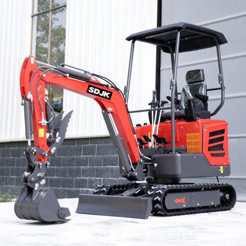 Free Shipping 3.5 Ton 2 Ton Mini Excavator with Hydraulic Multifunction EPA Engine, Crawler Digger for Farms