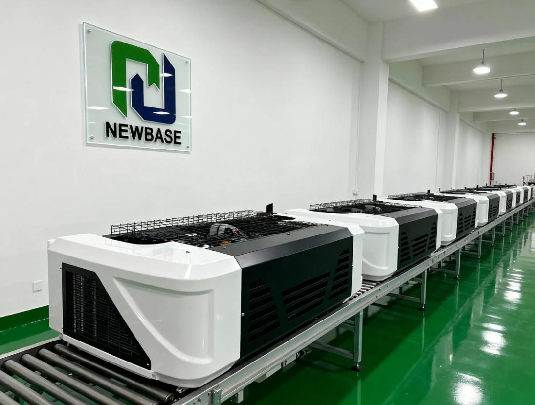 Split truck air conditioner