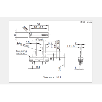 Rs151 series potentiometer