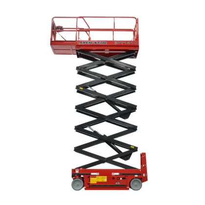 Hengxing 6-14m Battery-Powered Electric Scissor Lift - Auto-Adjustable Work Platform