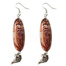 Natural Gemstone Agate Earring