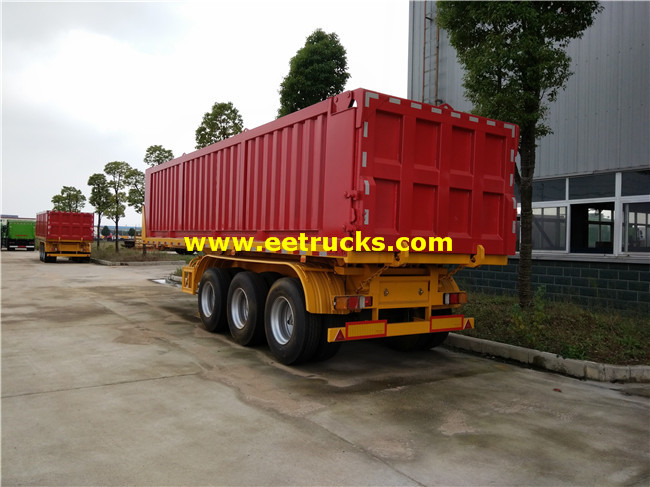 Tri-axle 32ton Mining Dumper Trailers