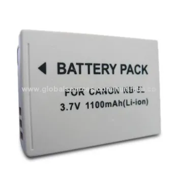 Digital Camera Battery for Canon, with 3.7V Voltage and 1,200mAh Capacity