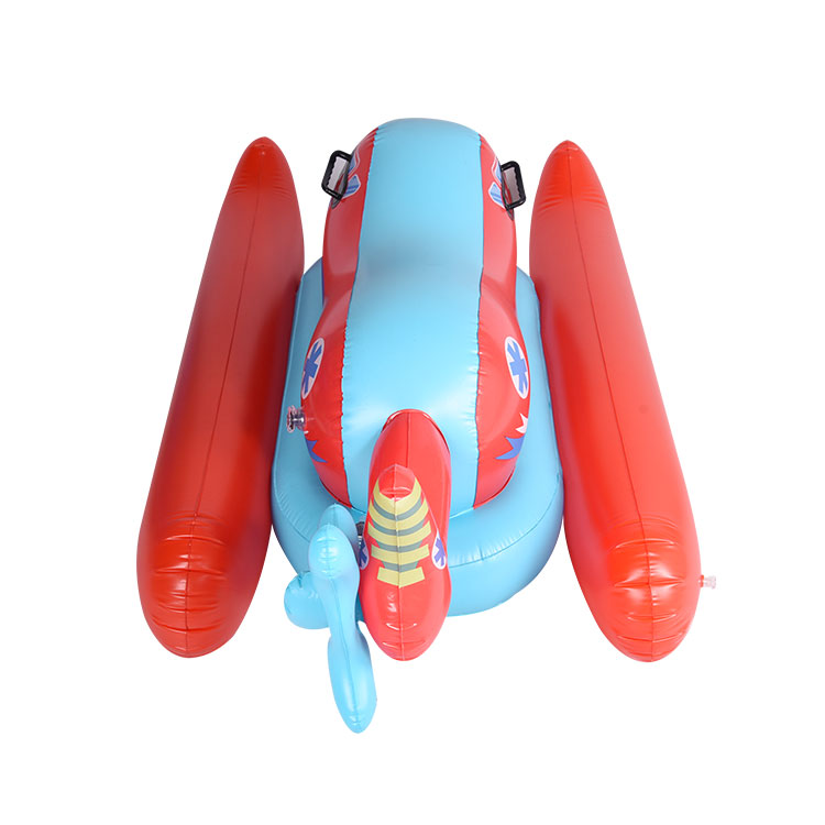 Custom swimming pool floats red plane beach floats