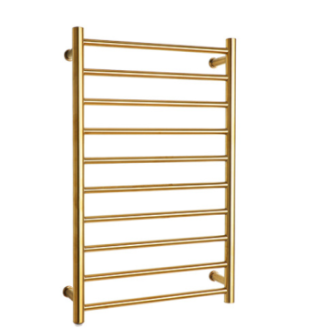 Brushed Gold Electric Heated Drying Towel Rack