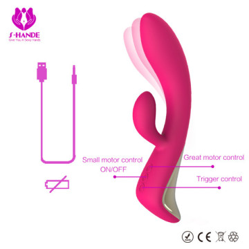 Usb Charge rabbit vibrator, Magic wand vibrator rabbit