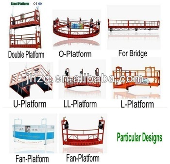Fan suspended working platform
