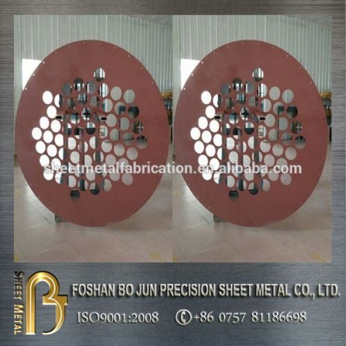 china supplier custom-made powder coating circular metalwork sheet metal fabrication