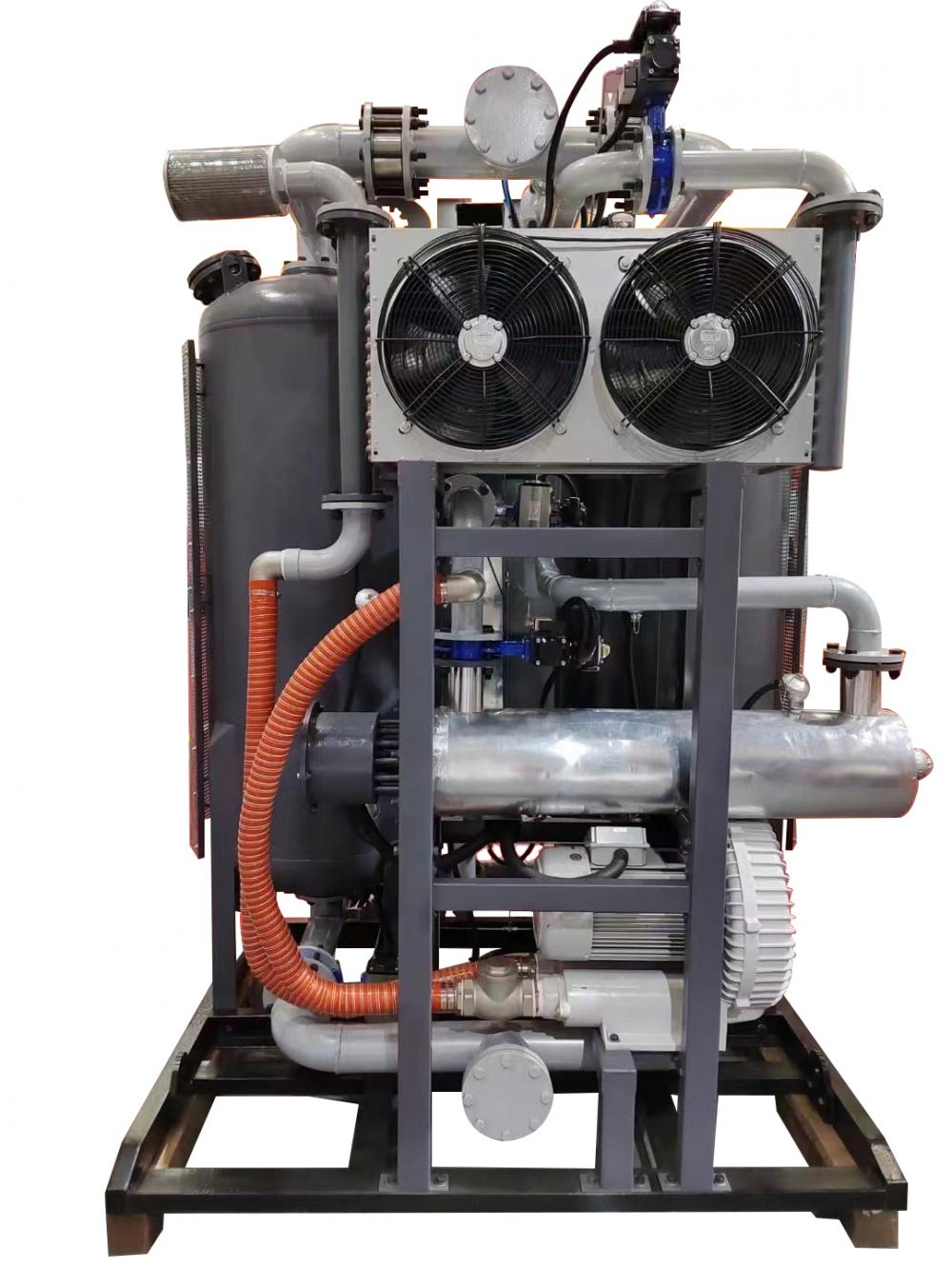 Zero-gas consumption adsorption dryers