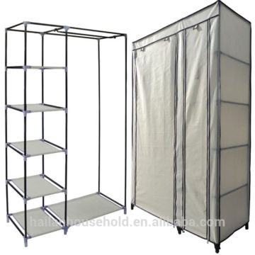 eco friendly easy assemble fabric bedroom wardrobe, wholesale custom design wardrobe