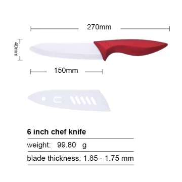 Rose Handle 6 Inches Chef Knife