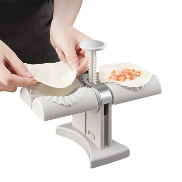 Household Steel Dumpling Press Machine - DIY Double Head Press-Type Tool for Home Use
