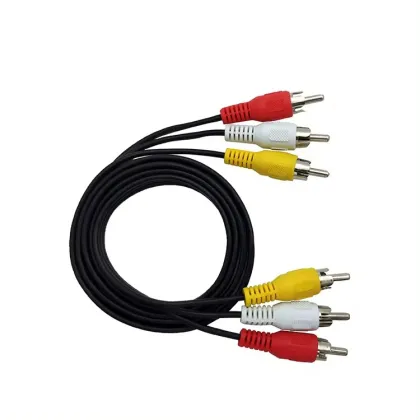 RCA Video Cable Connector Plug Stereo Audio Cable