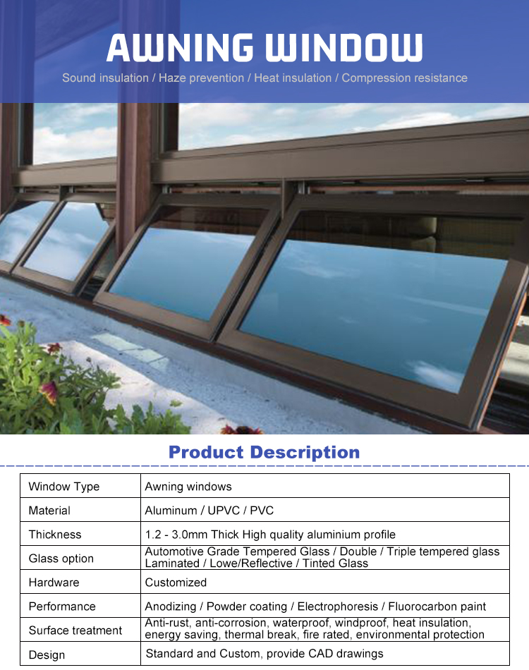 Aluminum Awning Windows