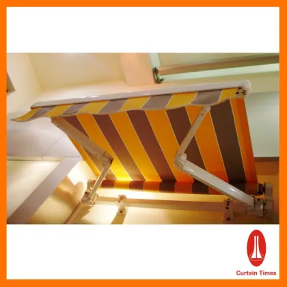 Curtain times full-cassette retractable awning in mini design blind shading