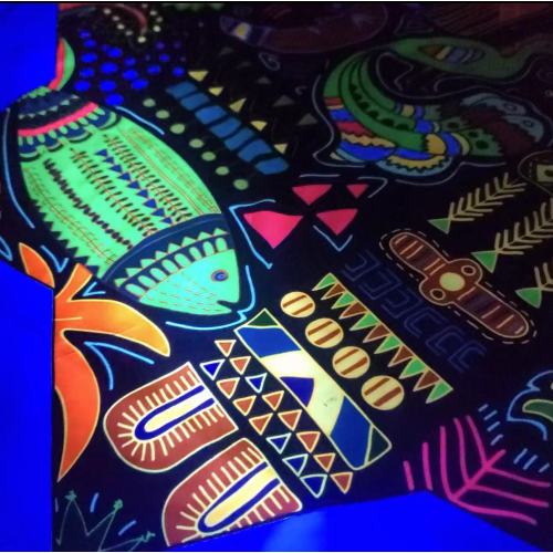 Dapo Flow Star 28 -calowy druk UV z Zig Zag Sewing na imprezę muzyczną