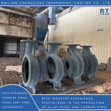 Thành phần tuabin thép đúc chắc chắn dùng trong công nghiệp