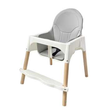 3-in-1 Modern High Chair With Wipeable Cushion