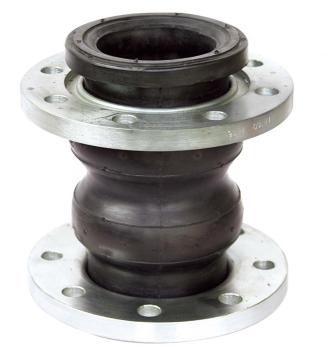 American Flexible Rubber Joint Single Sphere Galvanized Garbon Steel Flange Connecting
