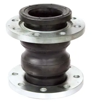American Flexible Rubber Joint Single Sphere Galvanized Garbon Steel Flange Connecting