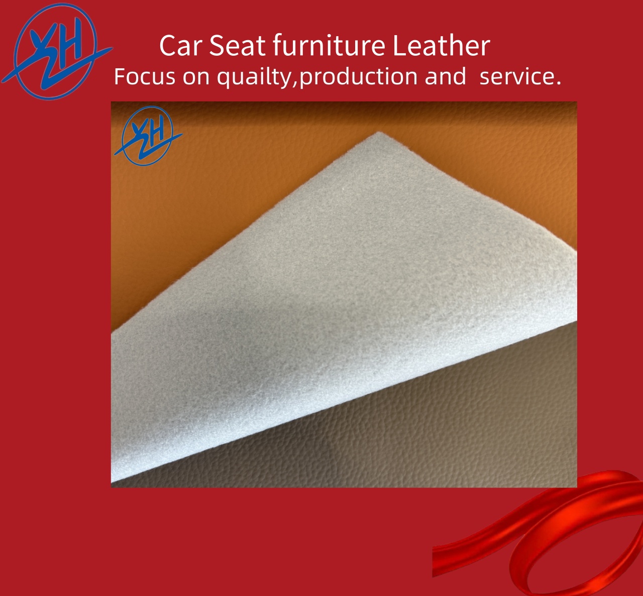 Cuero artificial de PVC duradero ideal para muebles