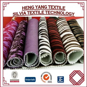 2015 Alibaba Hot Sale! Velboa Printed Sofa Fabric Fashion Sofa Fabric