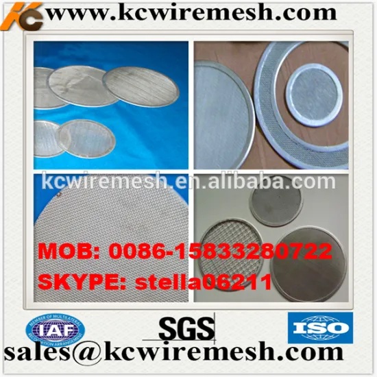 Cheap!!!! KangChen Microns Porous SUS304 316L SS Sintered Stainless Steel Filter Disc